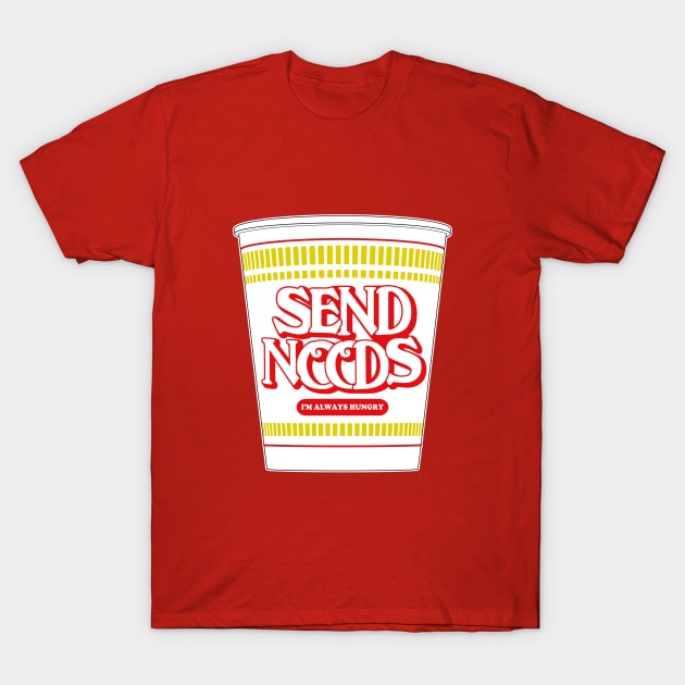 Send Noods T-Shirt by AngryMongoAff